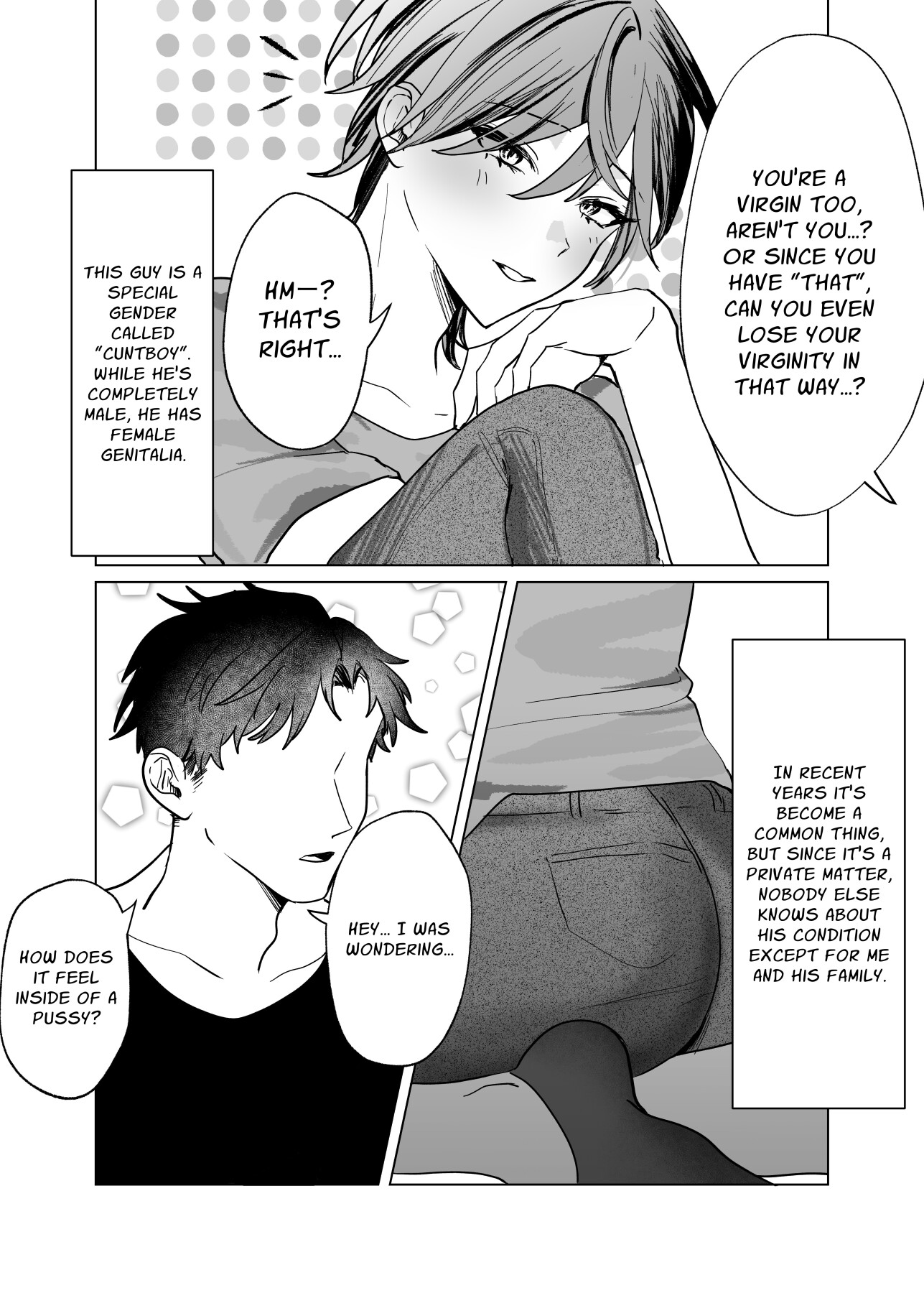 Hentai Manga Comic-Taking Care Of My Cuntboy Friend's Private Parts-Read-5